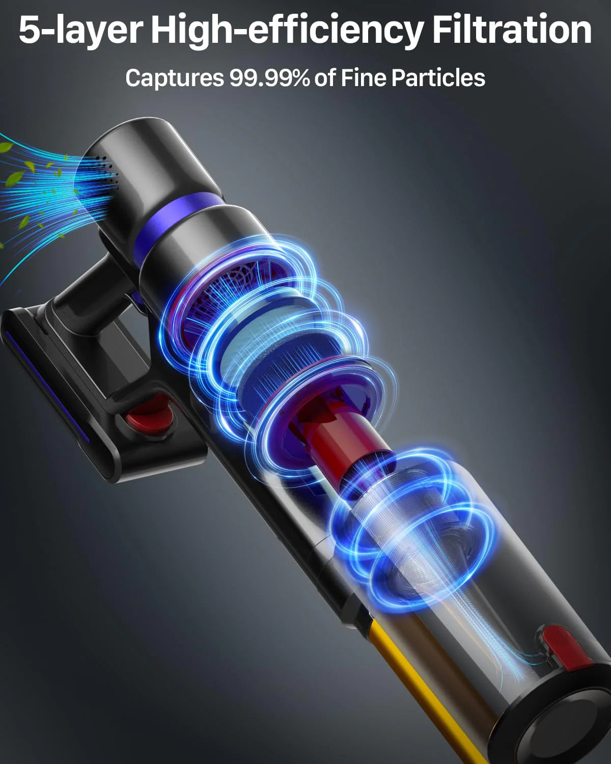 HOMPANY Cordless Vacuum Cleaner