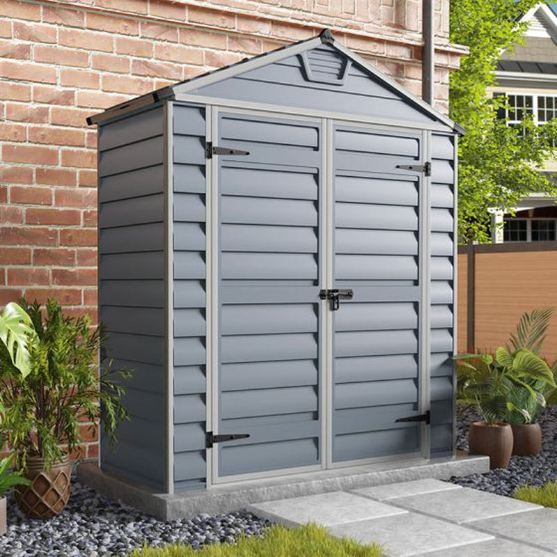 6′ X 3′ Palram Canopia Grey Skylight Plastic Shed (1.85M X 0.9M)