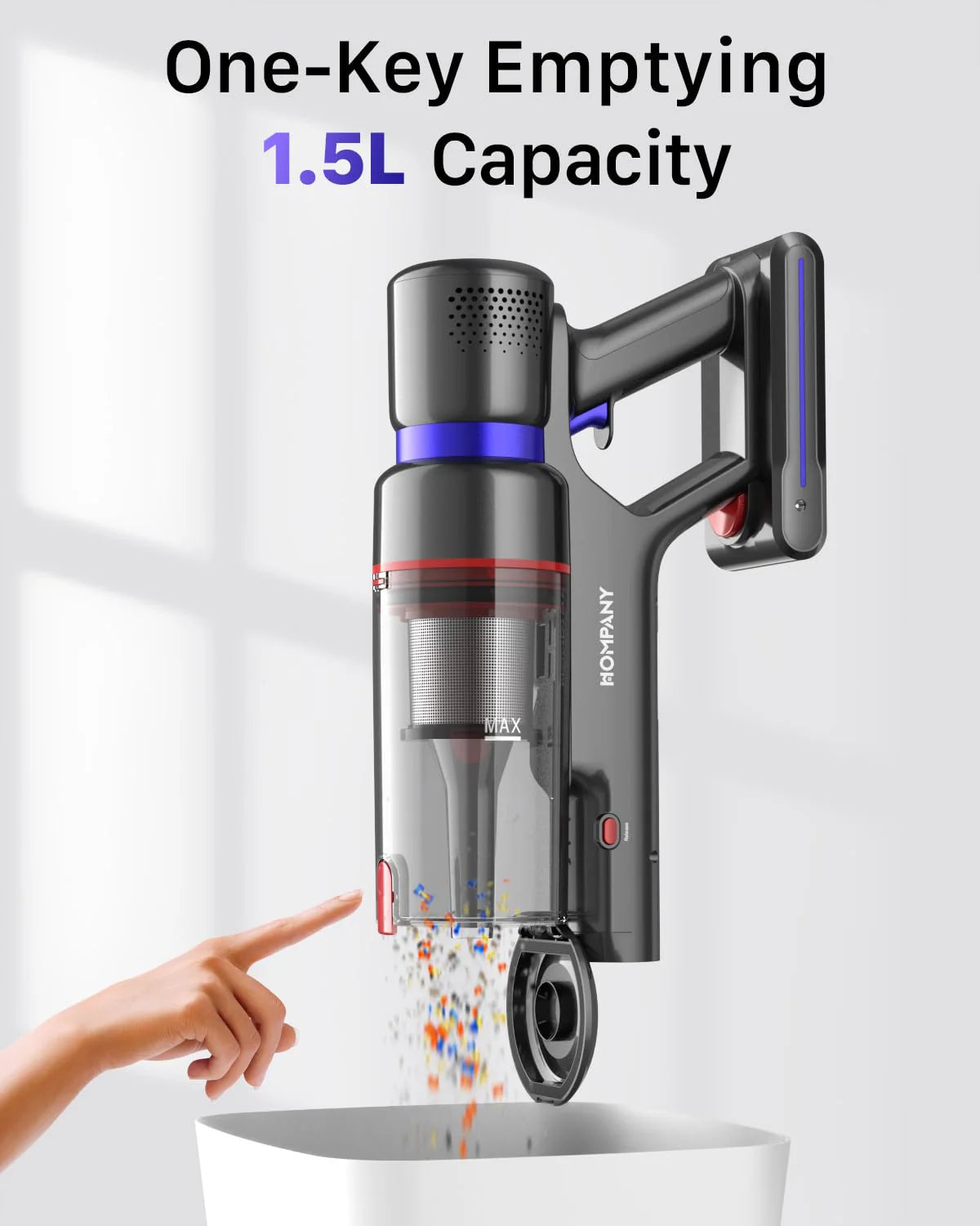 HOMPANY Cordless Vacuum Cleaner