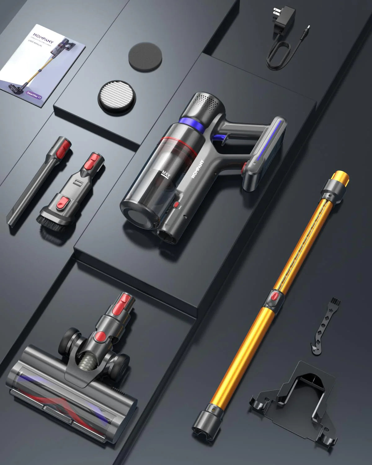 HOMPANY Cordless Vacuum Cleaner