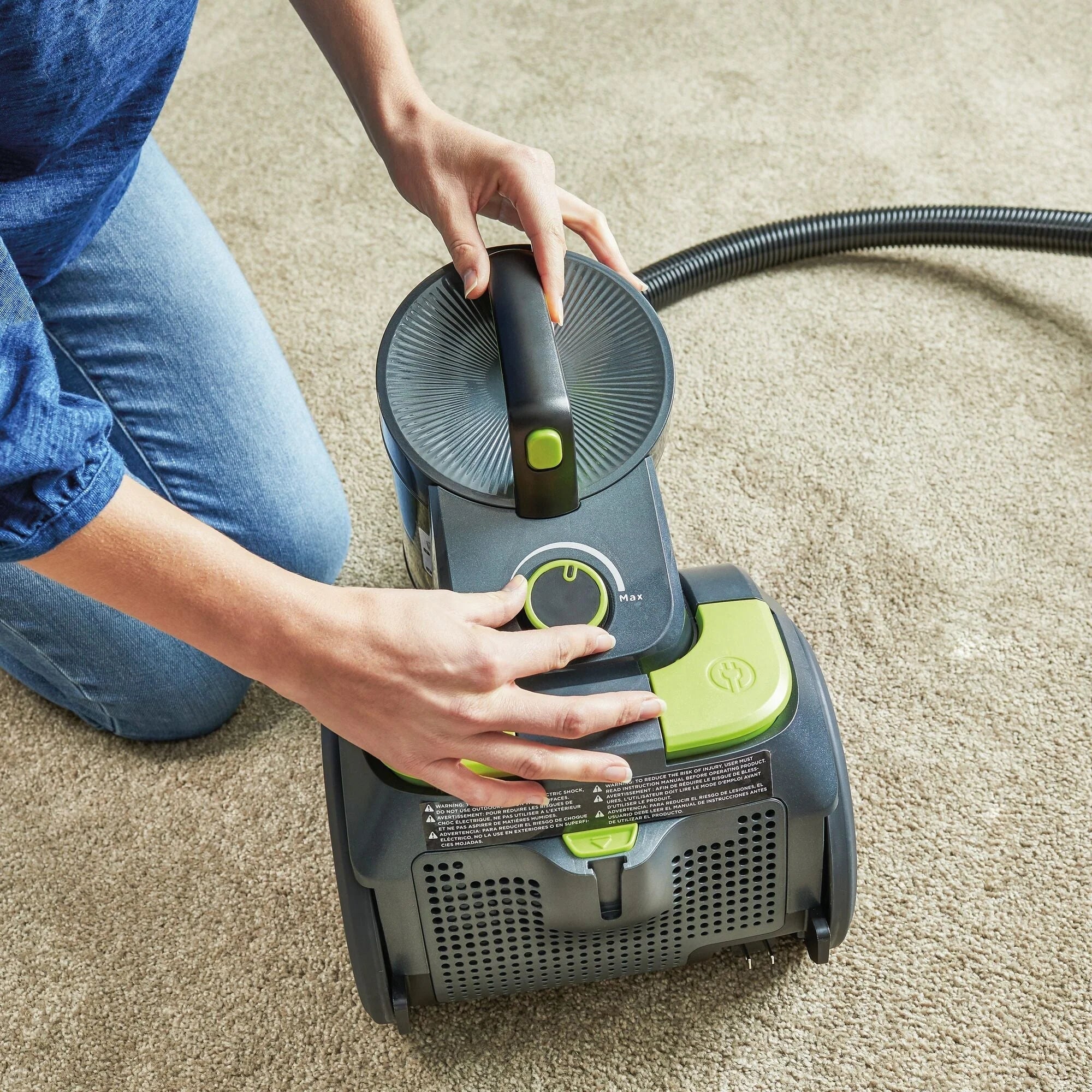 Bagless Multi-Cyclonic Canister Vacuum