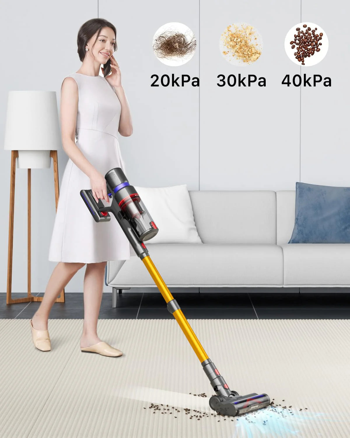 HOMPANY Cordless Vacuum Cleaner