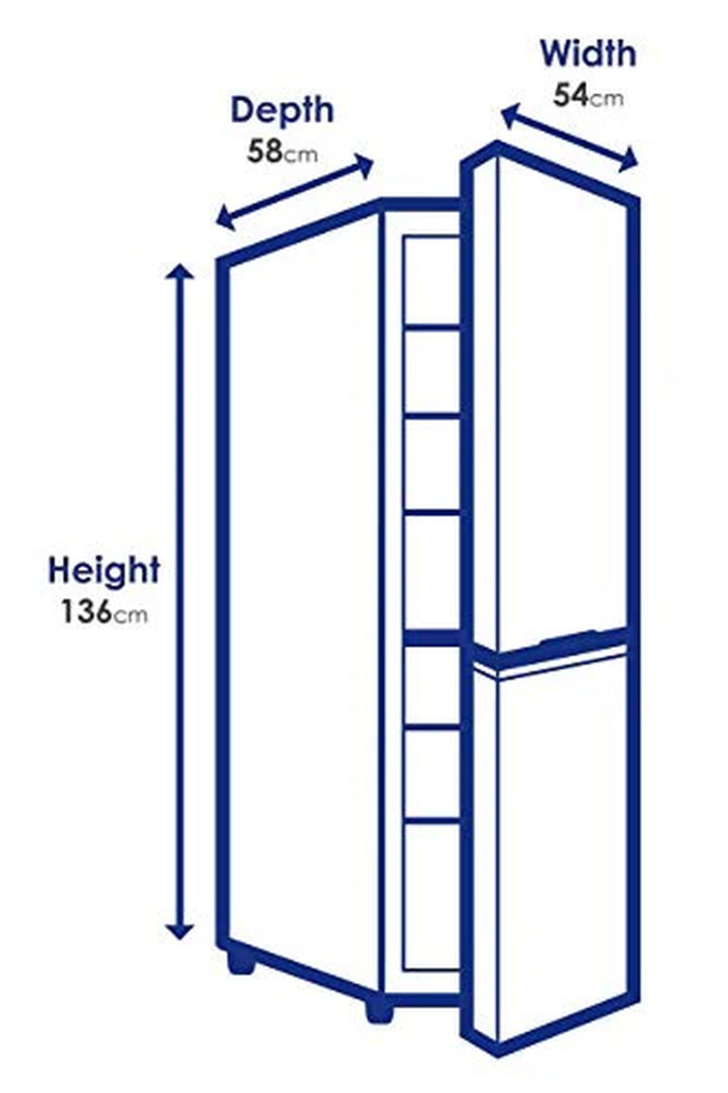 CANDY CSC1365WEN Static Freestanding Fridge Freezer